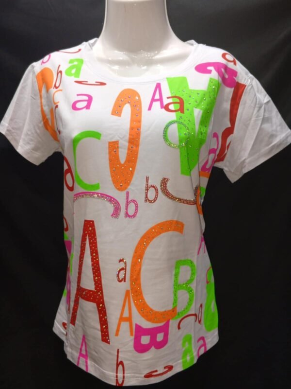 Blusas Para Dama - Talla Unica - Estampado de colores - Cotton Lycra