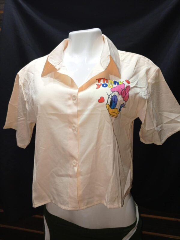 Camisa de Dama - Diseño Estampado - Talla Unica - Image 2