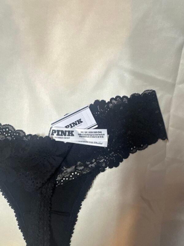 VS Pink - Hilo - Negro - Talla XS (Por Llegar) - Image 3